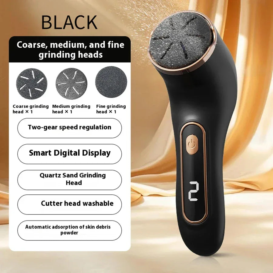 Professional electric foot callus remover - easy to use, painless, quick removal, rechargeable, gentle exfoliation, making the s - Luvia