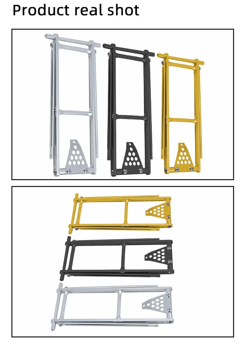 Litepro Foldable Rear Cargo Rack For Brompton Bicycle Portable Luggage Carrier Shelf Aluminum Alloy Tail Shelf Holder - Luvia