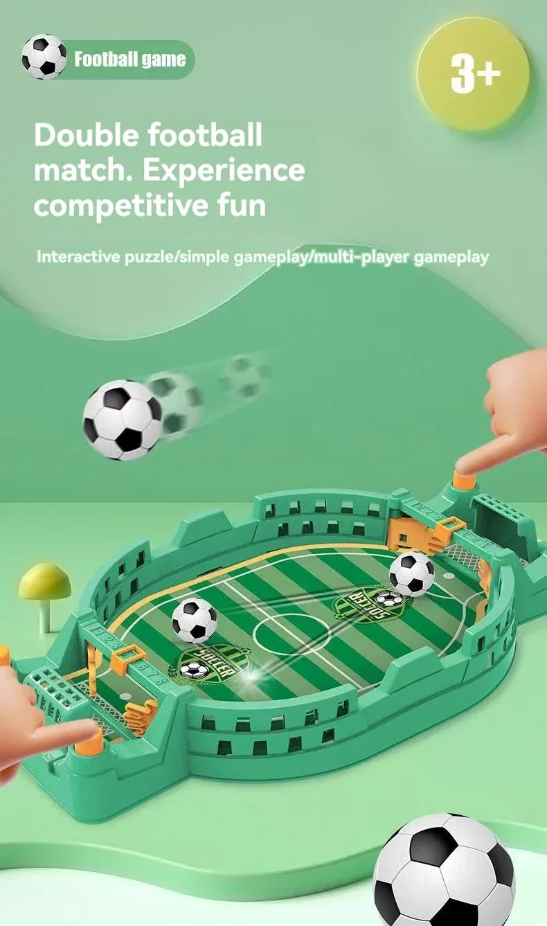 Football Table Mini Tabletop Interactive Game, Soccer Tabletops Competition Sports Games Desktop Catapult Toys for Family Game - Luvia