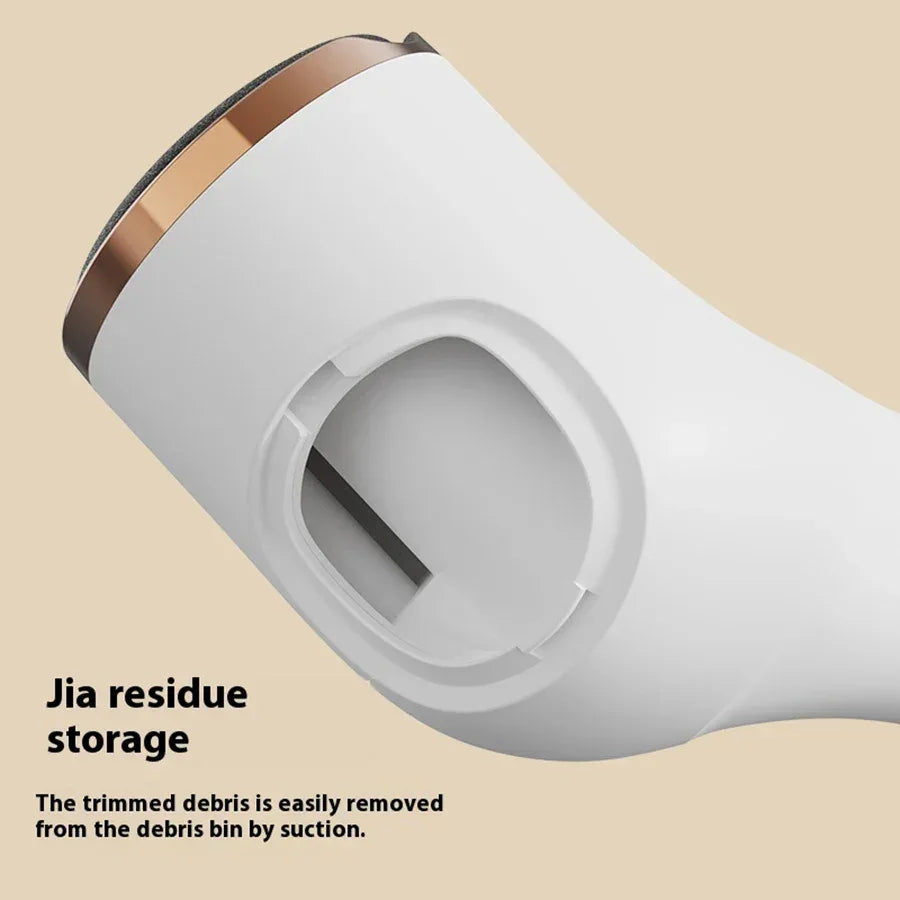 Professional electric foot callus remover - easy to use, painless, quick removal, rechargeable, gentle exfoliation, making the s - Luvia