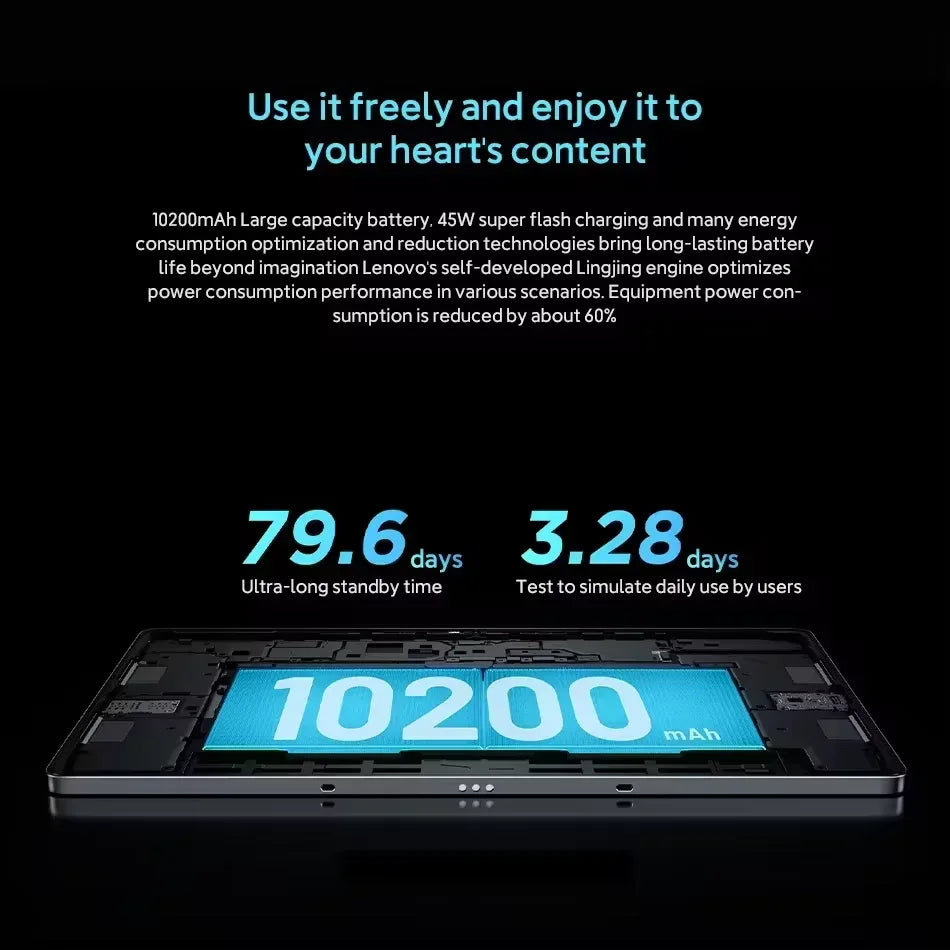 Global ROM Lenovo Xiaoxin Pad Pro 2025 Tablet Lenovo Xiaoxin Pad Pro 12.7 inches 144Hz Display MTK Dimensity 8300 10200mAh - Luvia