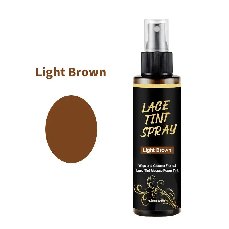 100ml Lace Melting Spray And Lace tint spray For Lace Wigs,Glueless,Natural Finishing Hold Dyed wig care spray for Women & Men - Luvia