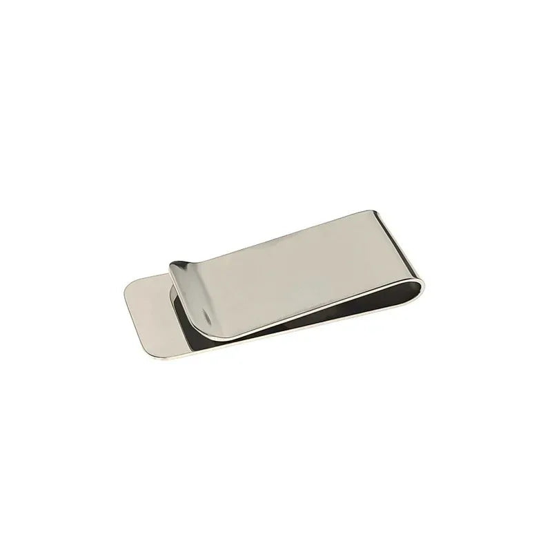 Metal Clip Slim Pocket Credit Card ID Clip Stainless Steel Money Clip Wallet Cash Clamp Men Purse - Luvia