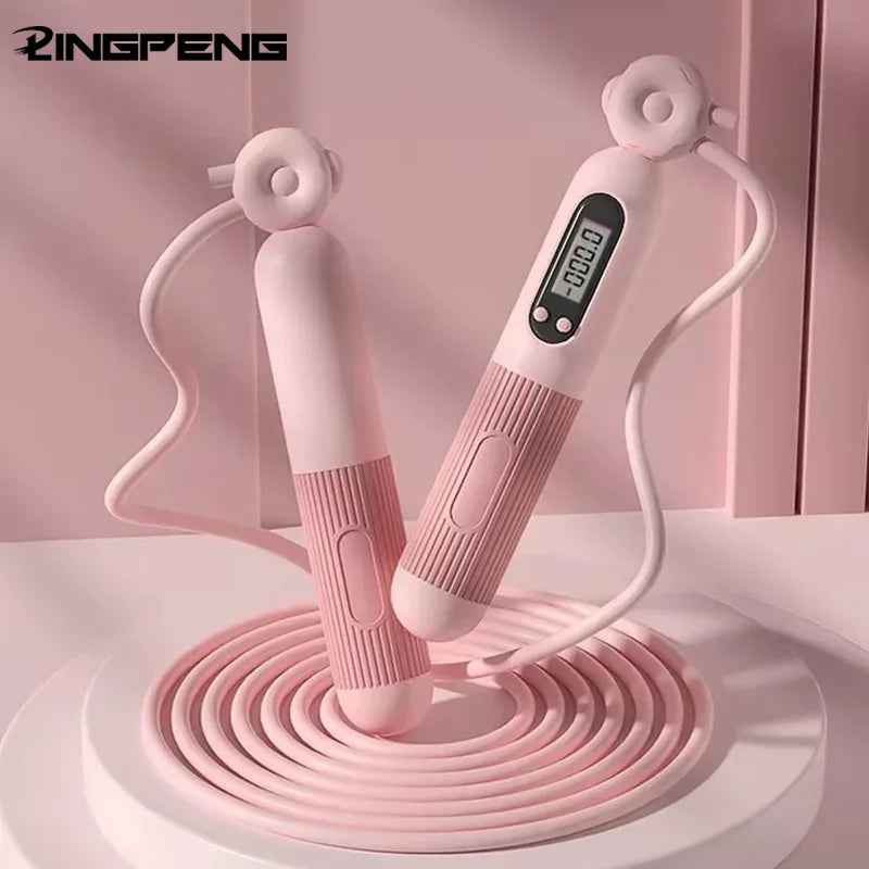 Jump Rope with Counter, Adjustable Skipping Rope with Calorie Counter, Smart Skipping Rope for Fitness Exercise and Weight Lose - Luvia