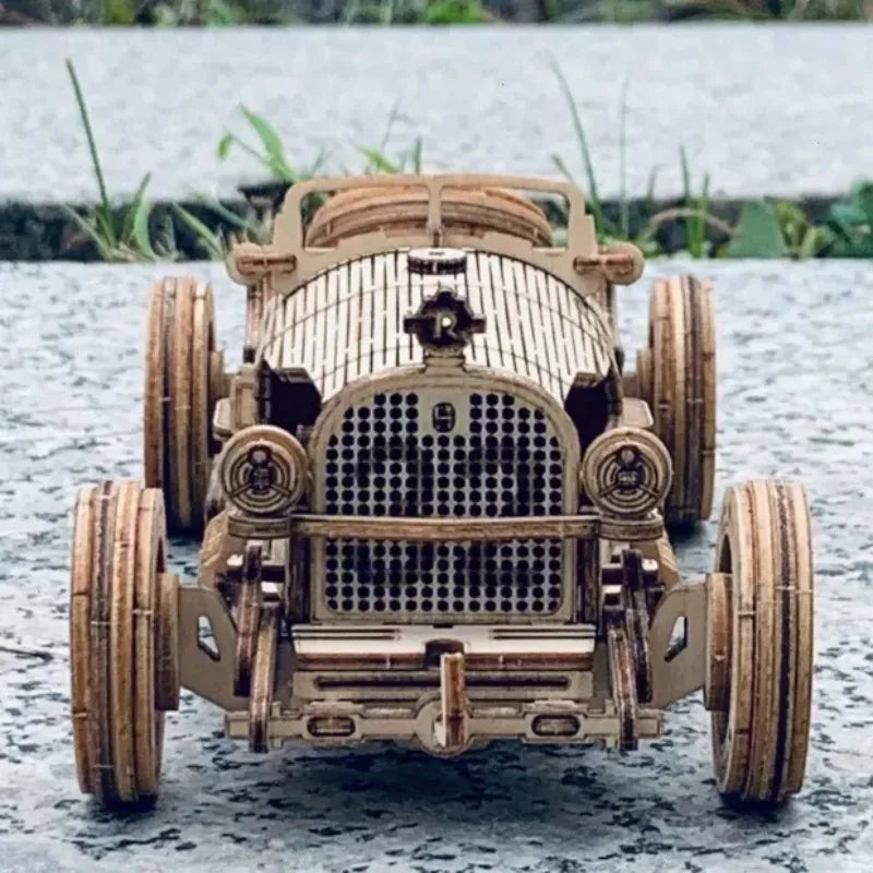 3D Wooden Car Puzzle，DIY Mechanical Model Kits for Adults ，Scale Model, Teens, Birthday Gift Idea Home Office Desk Decoration - Luvia