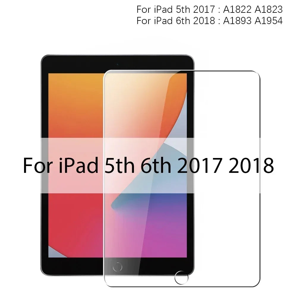 3PCS Tempered Glass For Ipad Pro 13 12.9 11 6th M4 M2 2024 Air 5 4 3 2 1 9 9th 10 10th Gen Mini 6 10.9 10.2 9.7 Screen Protector - Luvia