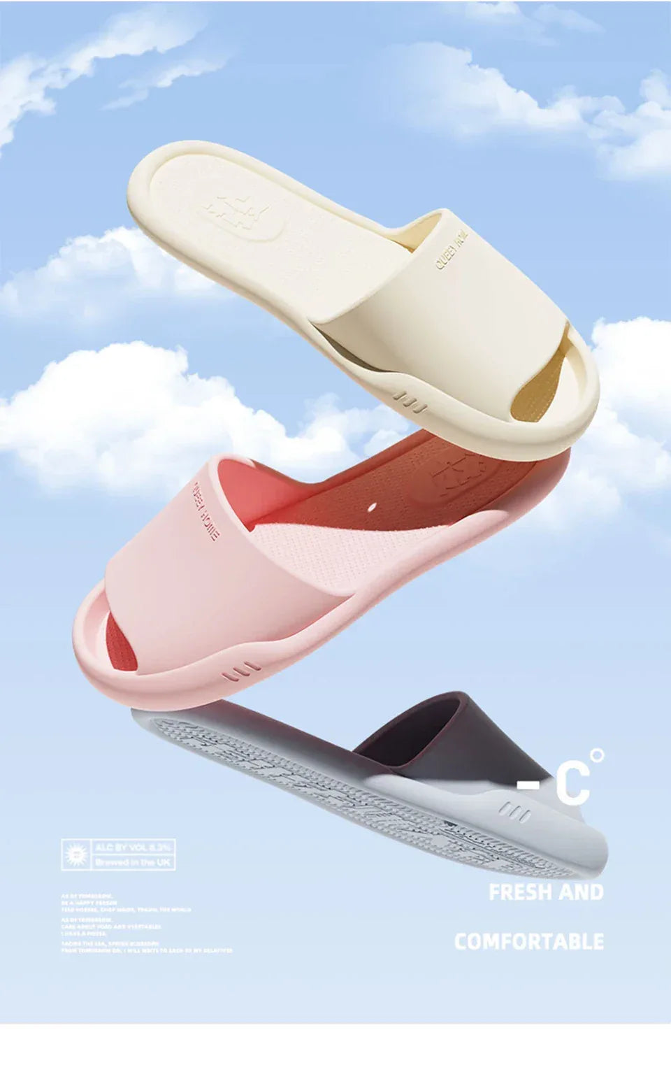 Foldable Portable Slippers Women Men Travel Hotel Beach Sandals Home Bathroom Anti slip Quick Dry Water Shoes - Luvia