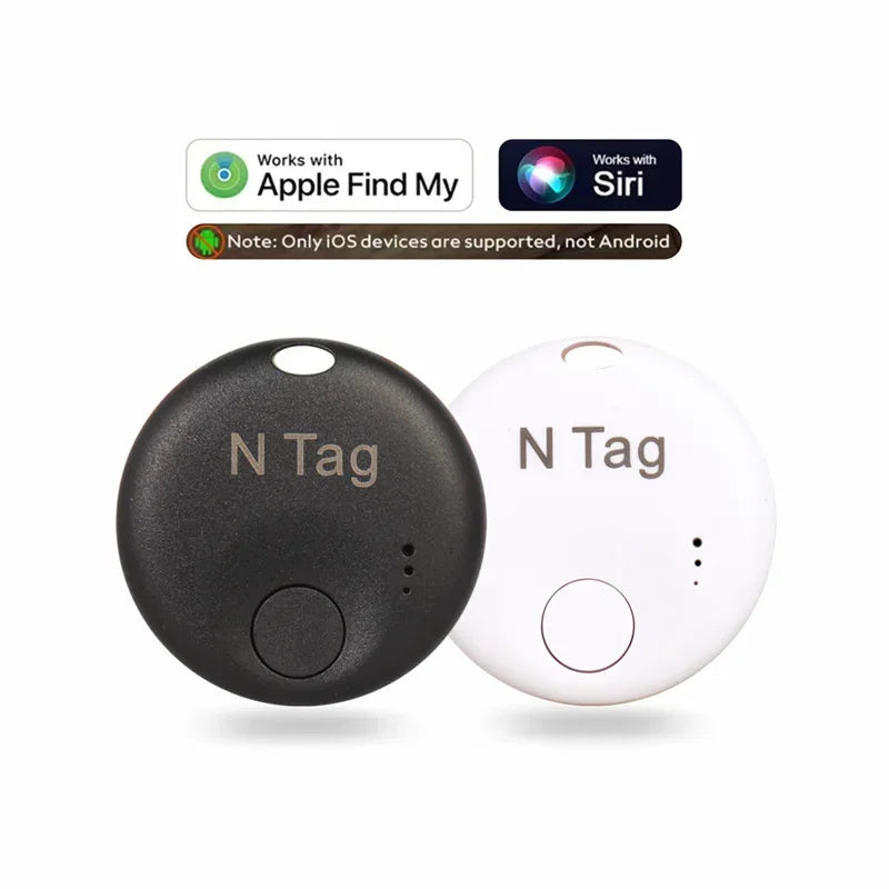 Bluetooth Smart Tag Air Tracker Tags Work with Find My APP (iOS Only) Tracking Locator Device Search Item Finder Luggage Key Bag - Luvia