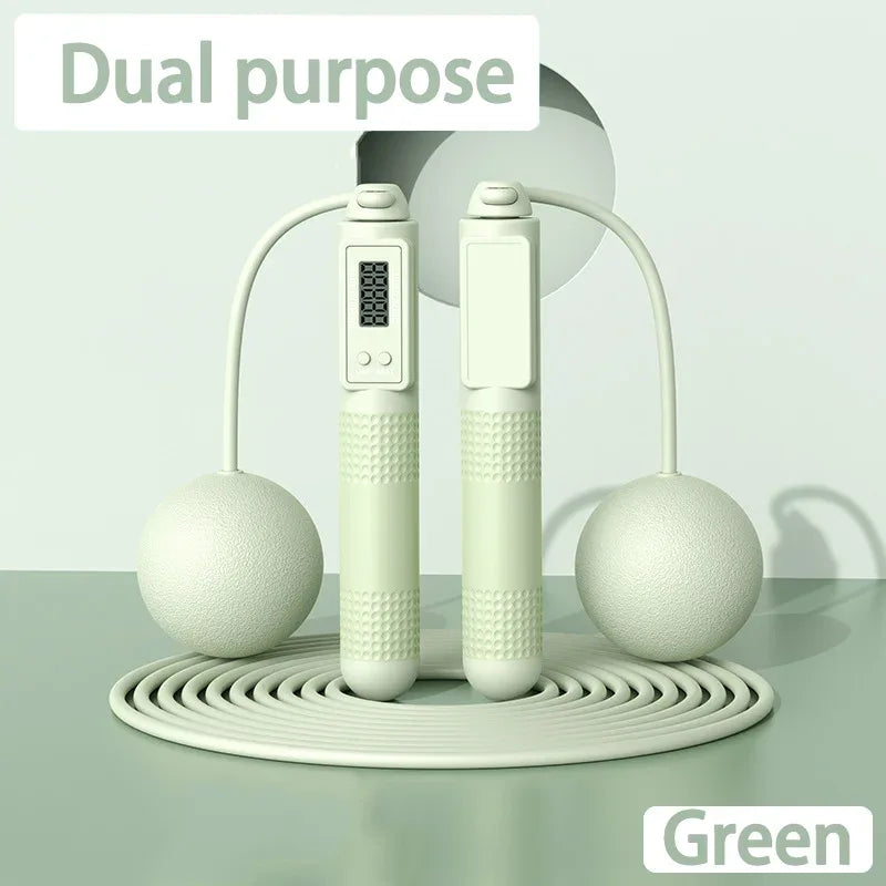 Jump Rope with Counter, Adjustable Skipping Rope with Calorie Counter, Smart Skipping Rope for Fitness Exercise and Weight Lose - Luvia