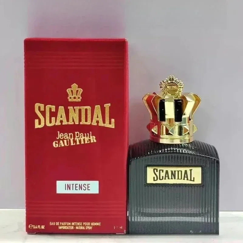 Scandal for Men Eau De Parfum Long Lasting Woody Fragrance Vetiver Leather & Sandalwood Cologne Premium Perfume Gift Set for Him - Luvia