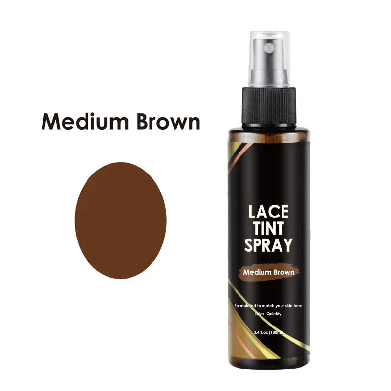 Nunify Lace Tint Spray For Wigs Waterproof Wig Tint Mousse For Natural Wig 100Ml Tinted Lace Spray 1Pcs Wig Installation Tools - Luvia