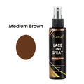 Lace Tint Spray For Lace Wigs Dark Brown Middle Brown Light Brown Lace Tint Spray For Closures, Wigs And Closure Front 100Ml - Luvia