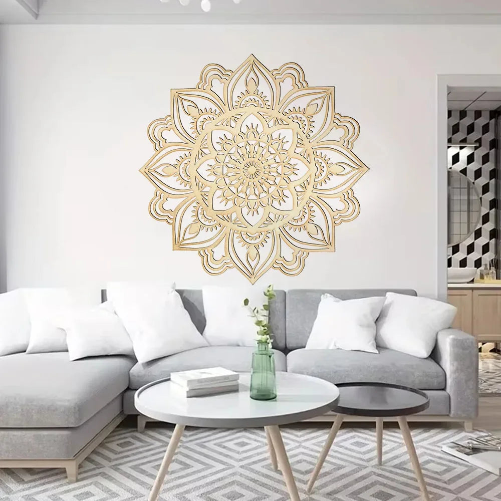 Metal Wall Art Moroccan Decoration to Enhance Your Living Room with Indian and Mandala Design Stylish Home Accent Piece - Luvia