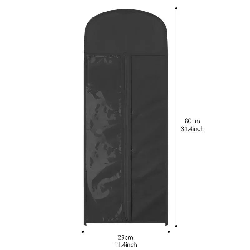 Wig storage bag, organizing bag, wig case, wig-specific transparent bag, zipper bag - Luvia