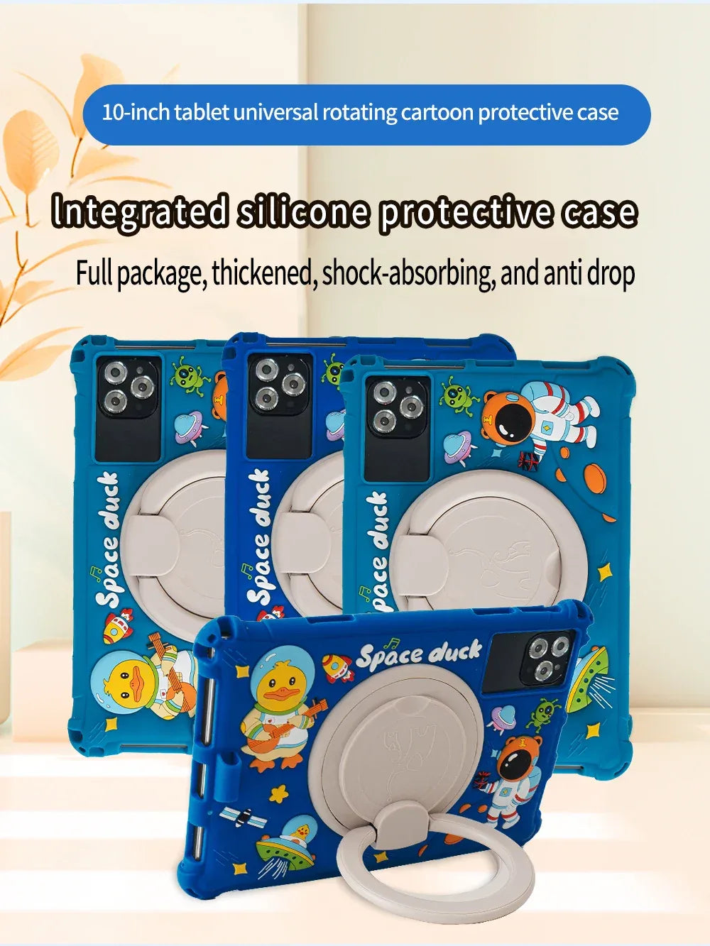 10.1-inch Kids Tablet Android 13 64GB Bluetooth WIFI support Youtube IPS 1280X800 screen Dual SIM Card 5000mAh with Case - Luvia