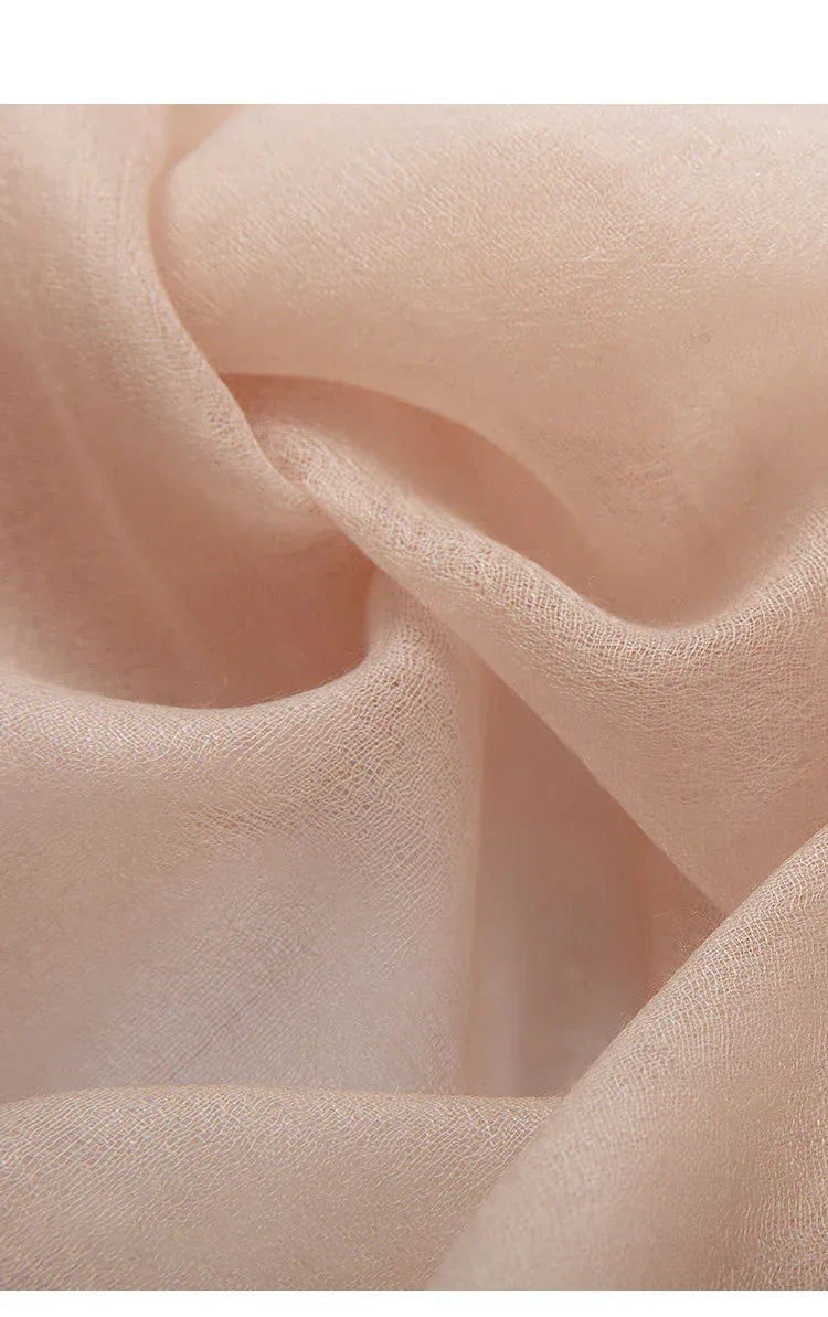 100% Cashmere Scarf Women Luxury Brand Warm Soft Wrap Shawl Large Size Fashion Pashmina Thin Scarf Summer Four seasons - Luvia