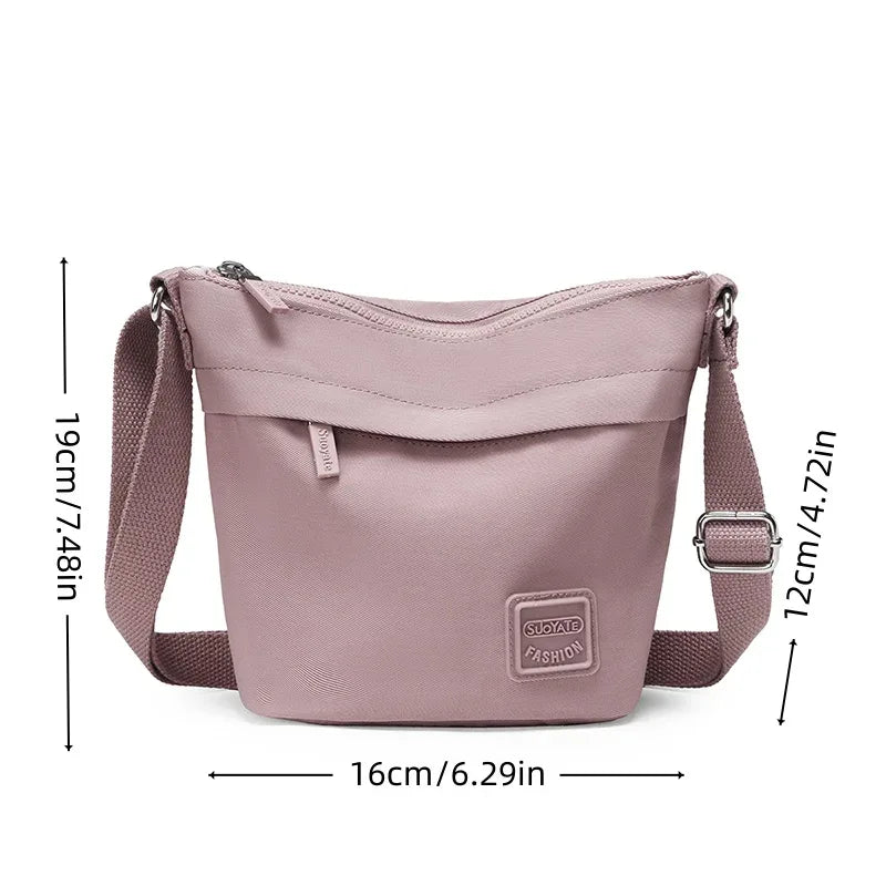 Nylon Fabric Shoulder Bag, Fashionable Mobile Phone Bag, Versatile For Middle-Aged And Elderly Leisure, Diagonal Cross Small Bag - Luvia
