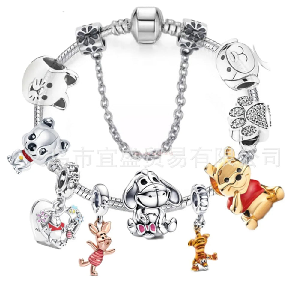 Disney Stitch Mickey Mouse Christmas Advent Calendar Bracelets 24 Days Countdown Calendar Diy Jewelry Making Cute Christmas Gift - Luvia
