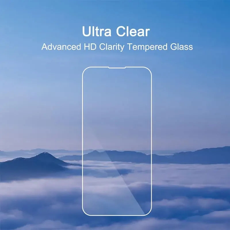 Tempered Glass for iPhone 14 Pro 15 16 17 13 12 11 pro max screen protector for iphone 15 pro mica for iphone 13 14 pro glass - Luvia