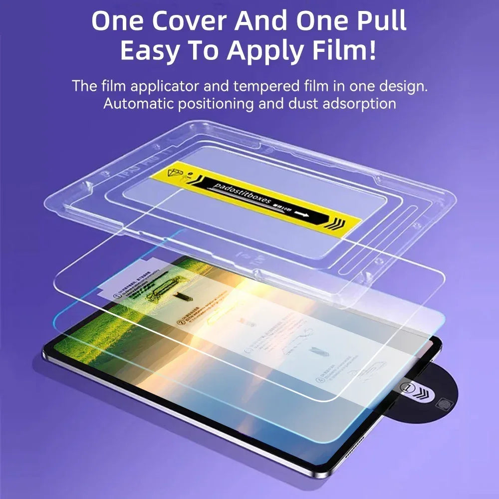 Tempered Glass Screen Protector for iPad Air M2 M3 2025 iPad Pro 11 13 M4 iPad 5 6 7 8 9 10th Gen iPad Air 4 5 iPad Mini 6 7 - Luvia