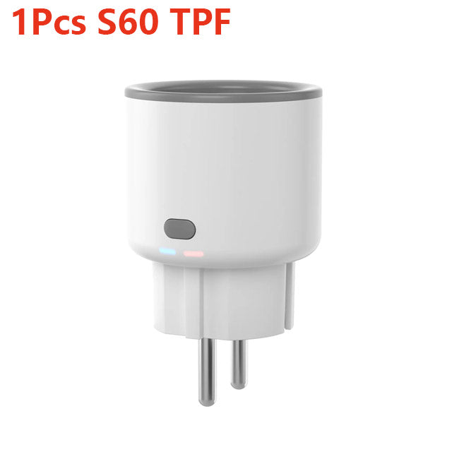 SONOFF Smart Socket S60 TPF EU WiFi 16A Smart Plug With Energy Monitoring Remote Control Timer Voice Control Smart Scene Current