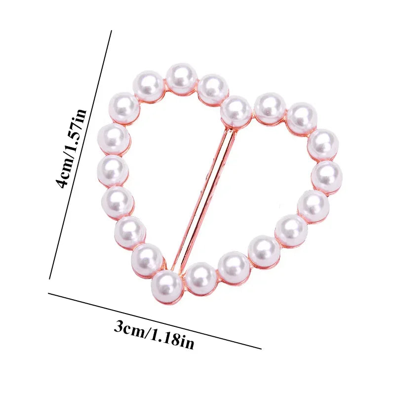 Silk Scarf Ring Clip T-Shirt Corner Hem Tie Brooch Women Scarves Clasp Waist Buckle Fashion Metal Ring for Shirts Clothing Decor - Luvia