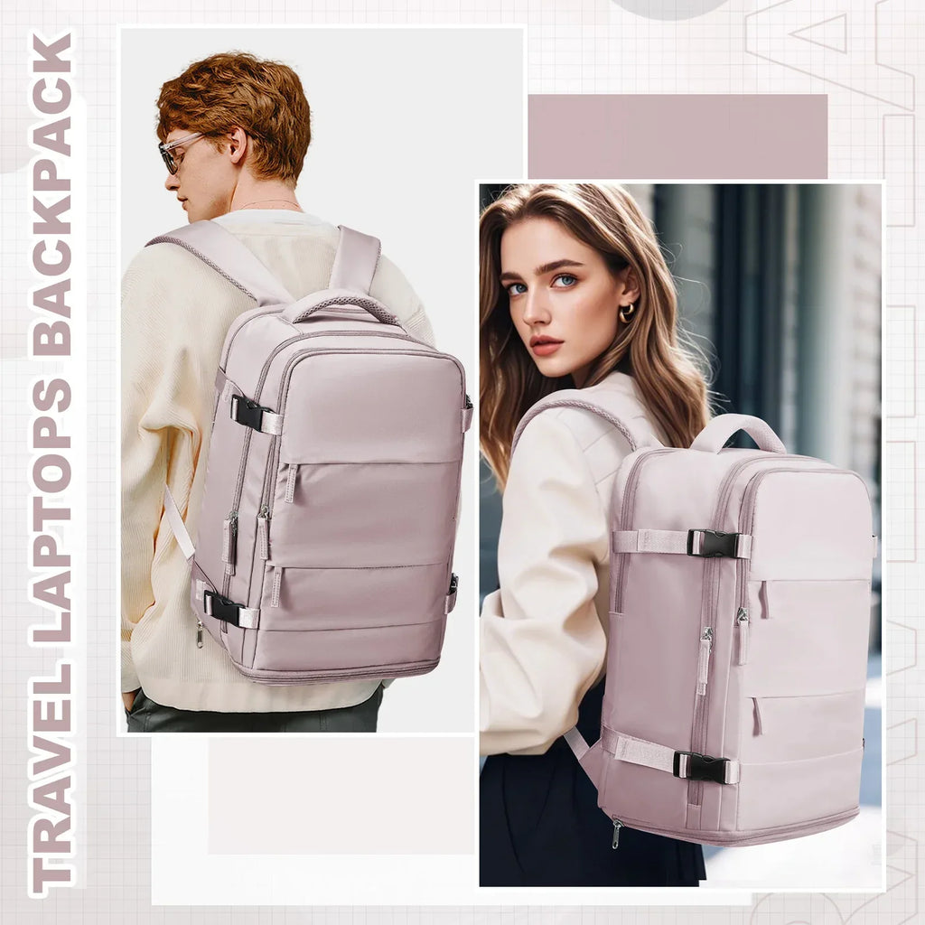 Women Men Travel Backpack , Cabin Bag Ryanair Hand Luggage 40x20x25 Travel Backpack College Bookbag Laptop Bag, eastpak rucksack - Luvia