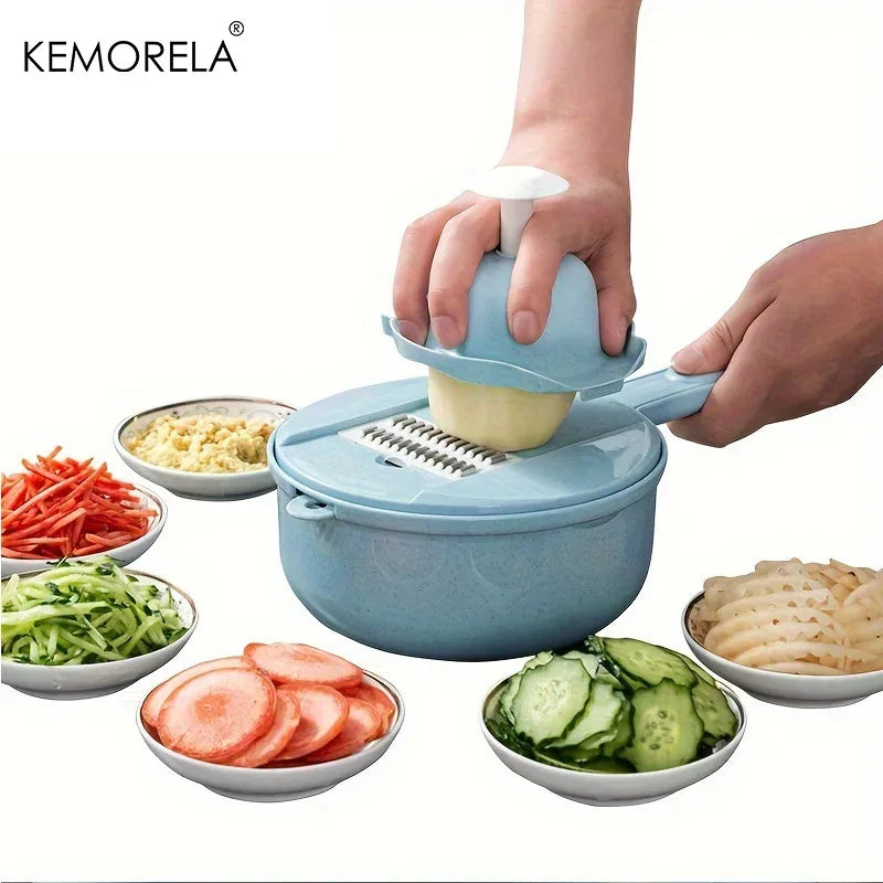Vegetable Chopper Multifunctional Grater Cutter Kitchen Accessories Manual Fruit Slicer Potatos Shredders Cheese Onions Slicers - Luvia