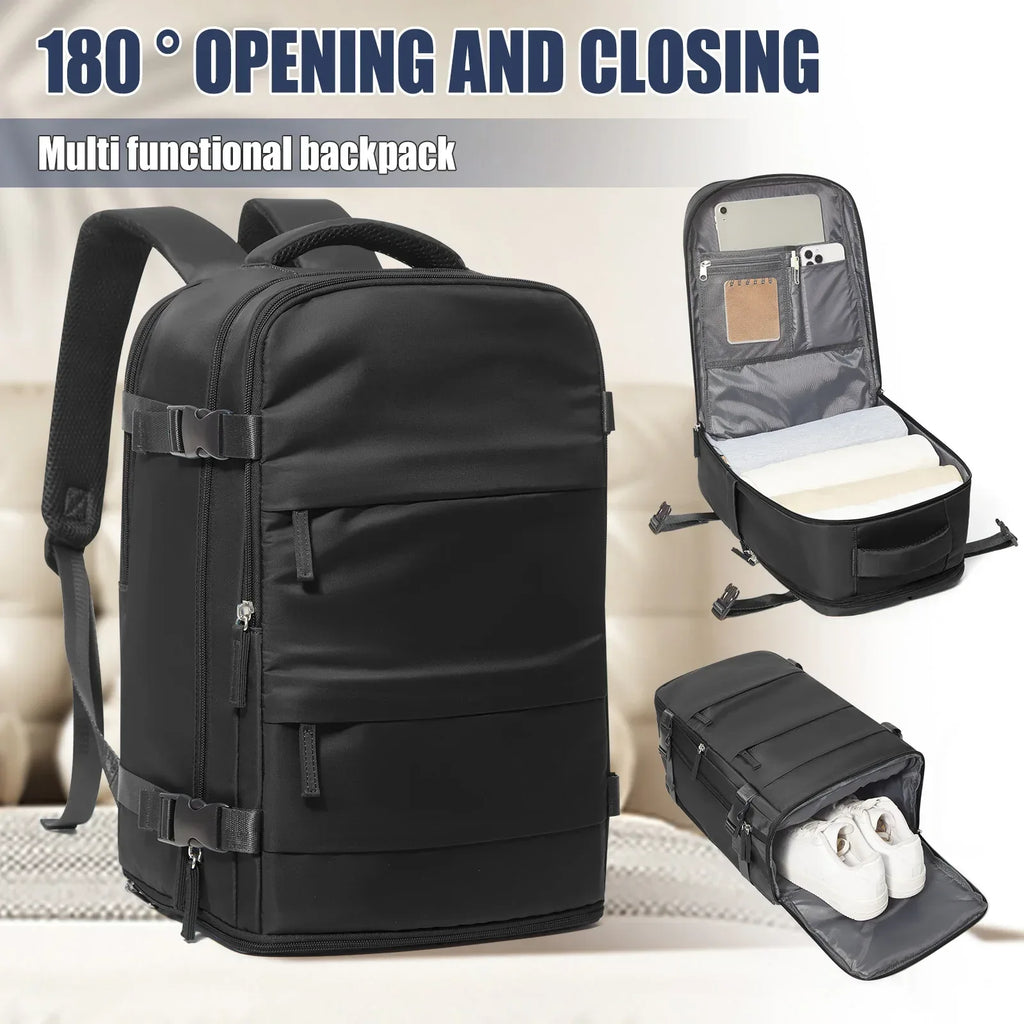 Women Men Travel Backpack , Cabin Bag Ryanair Hand Luggage 40x20x25 Travel Backpack College Bookbag Laptop Bag, eastpak rucksack - Luvia