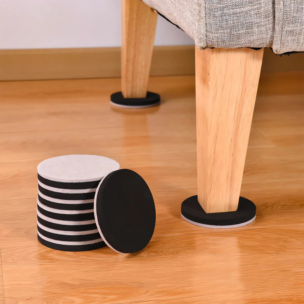 4/8/16pcs 2.5inches Furniture Sliders, Heavy Duty Furniture Movers Sliders, Floor Protectors Mat For Carpet Hardwoods Floors - Luvia
