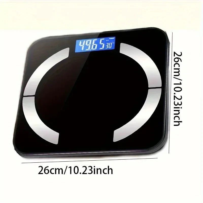 Intelligent scale, digital bathroom scale, weighing body fat scale, body fat scale gym, digital weighing scale. - Luvia