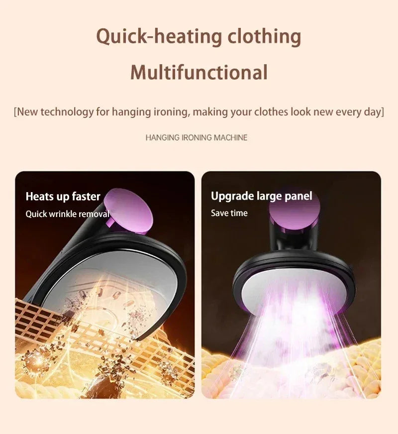 Handheld Steamer Iron USB Portable Mini for Clothes Fast Heating Travel Garment Fabric Press Machine with Handle Home use 2025 - Luvia