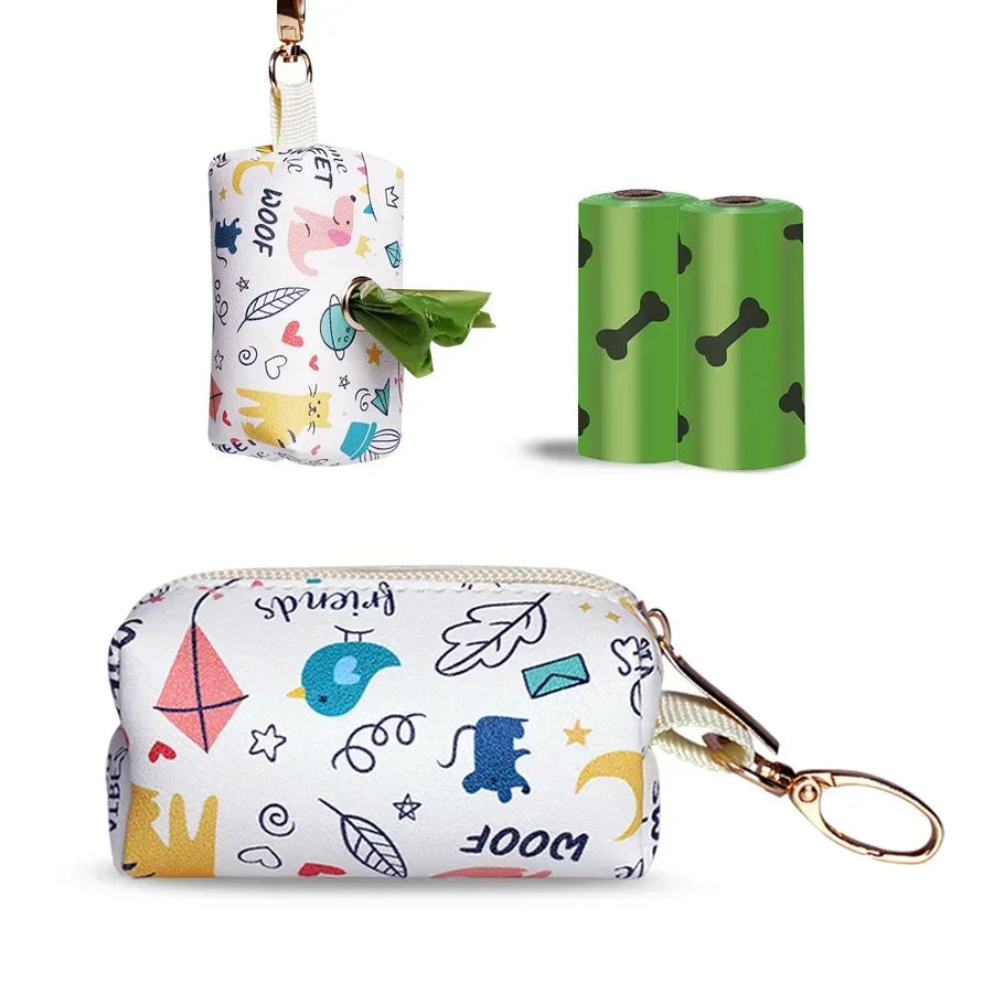 Portable Pet Waste Bag Storage Bag Dog Poop Bag Dispenser Dog Accessories Supplies Pet Dog Products for Dogs - Luvia