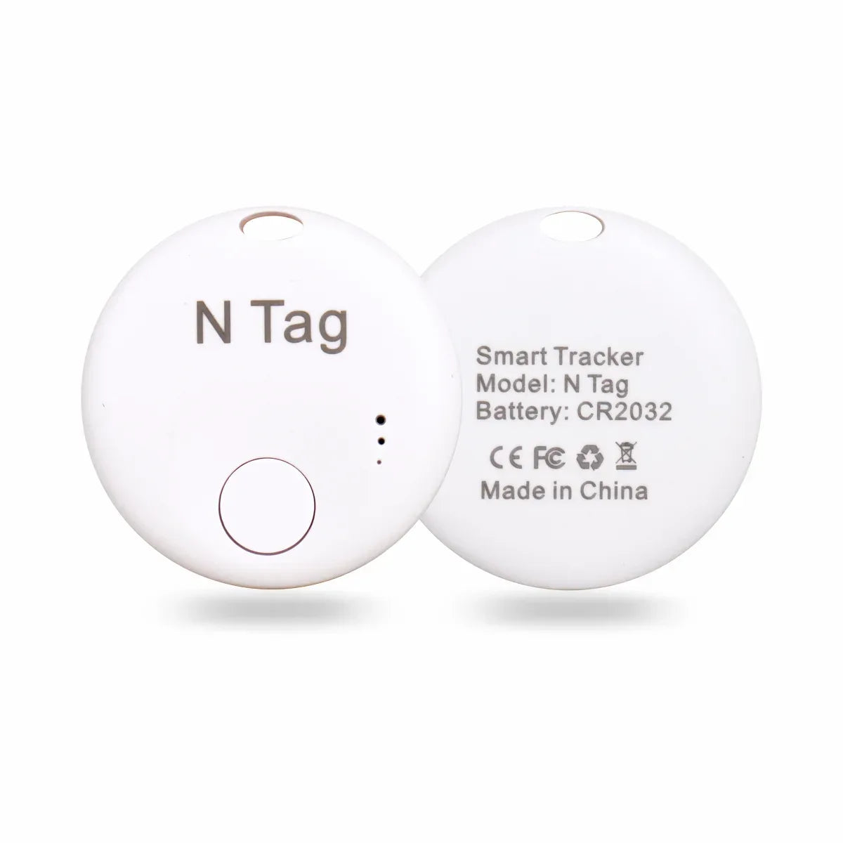 Bluetooth Smart Tag Air Tracker Tags Work with Find My APP (iOS Only) Tracking Locator Device Search Item Finder Luggage Key Bag - Luvia