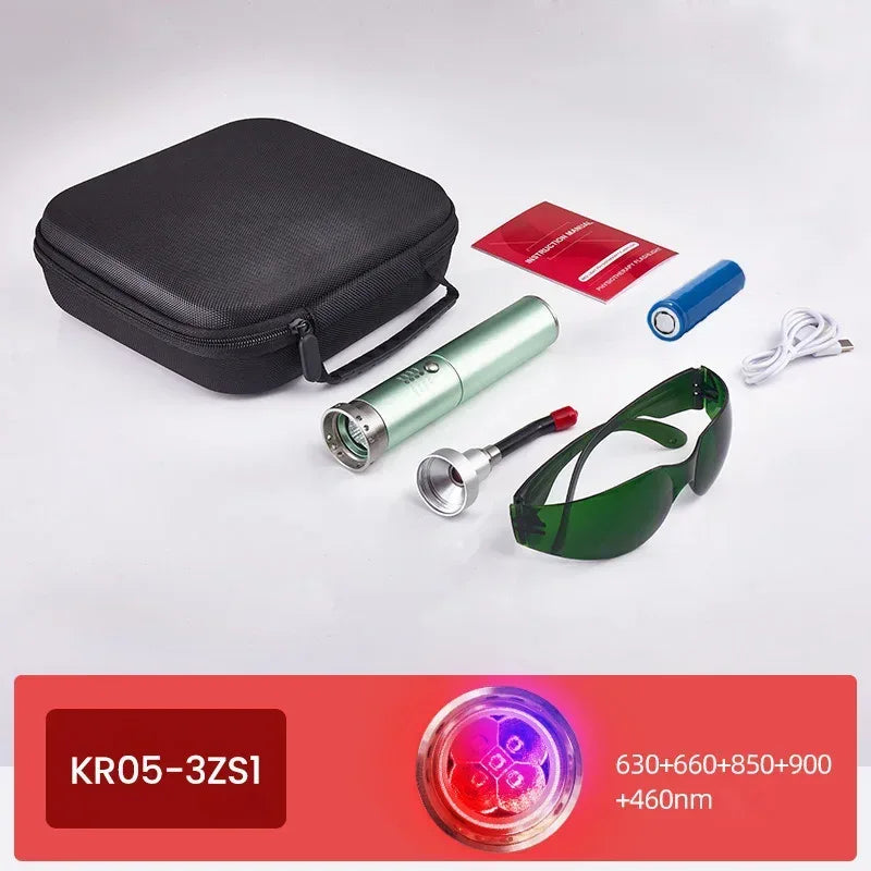 Red Lights Therapy Cold Sore Canker Sore Treatment Infrared Light Therapy Wand For Body Pain Relief Face Home Use Beauty Devices - Luvia