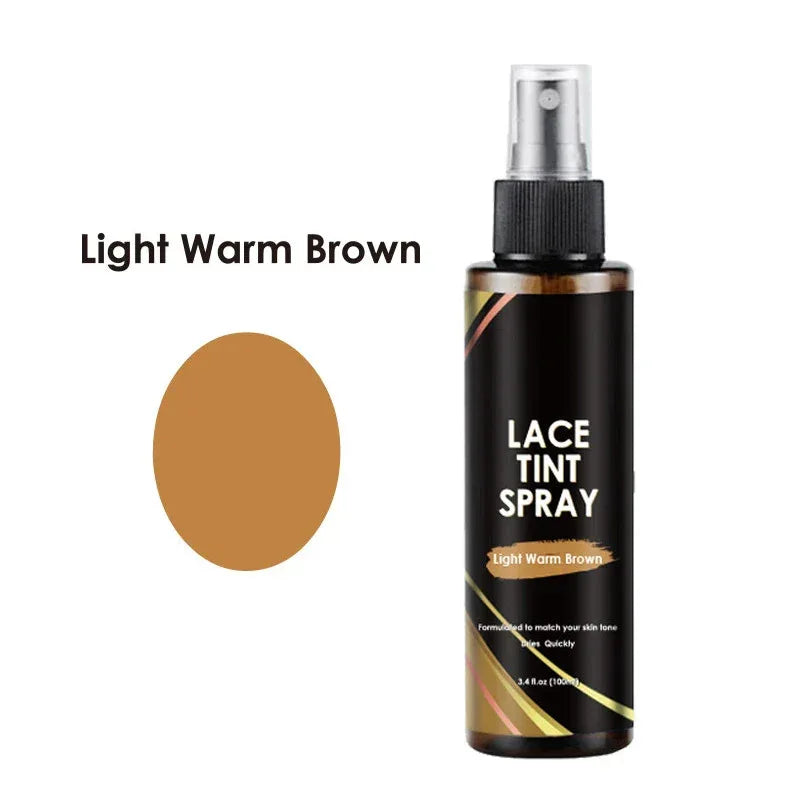 Nunify Lace Tint Spray For Wigs Waterproof Wig Tint Mousse For Natural Wig 100Ml Tinted Lace Spray 1Pcs Wig Installation Tools - Luvia