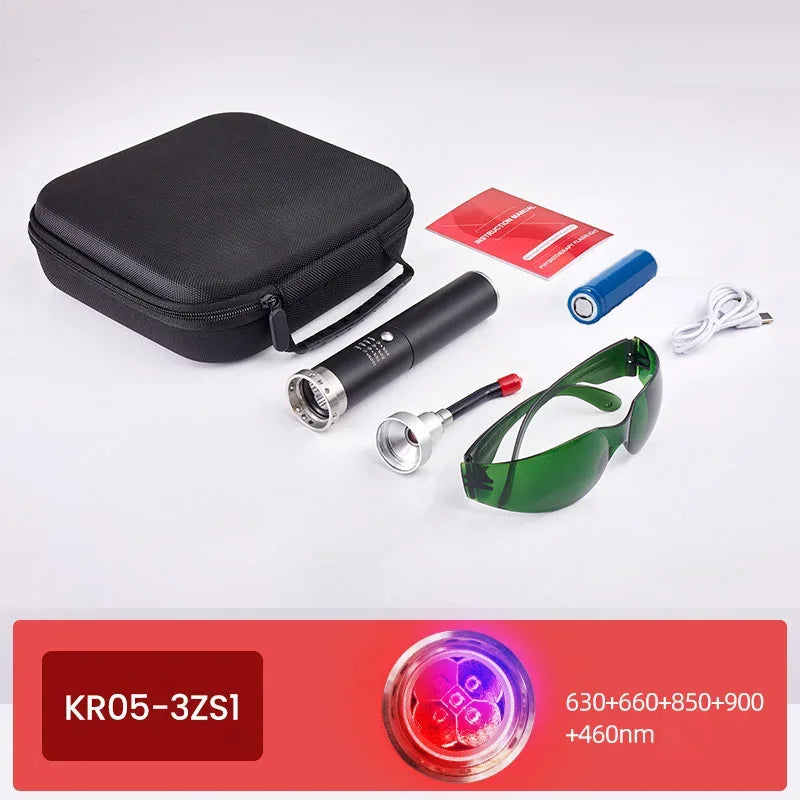 Red Lights Therapy Cold Sore Canker Sore Treatment Infrared Light Therapy Wand For Body Pain Relief Face Home Use Beauty Devices - Luvia