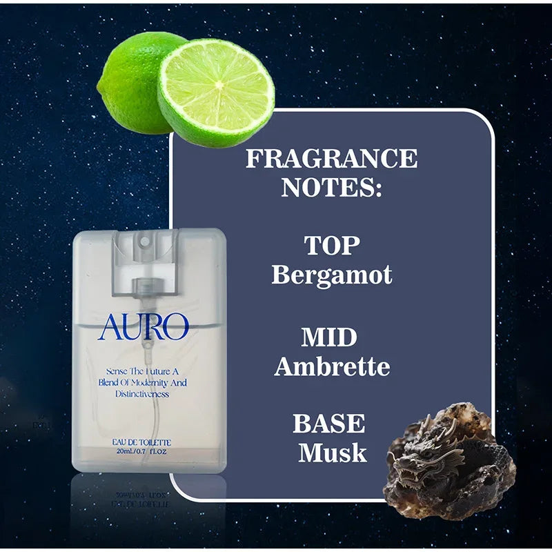 Aquatic Woody Scent Pocket Perfume,Jasmine/Cedar/Musk/Vanilla Floral Fruity Women Fragrance Mist,Portable Travel Men Body Spray - Luvia