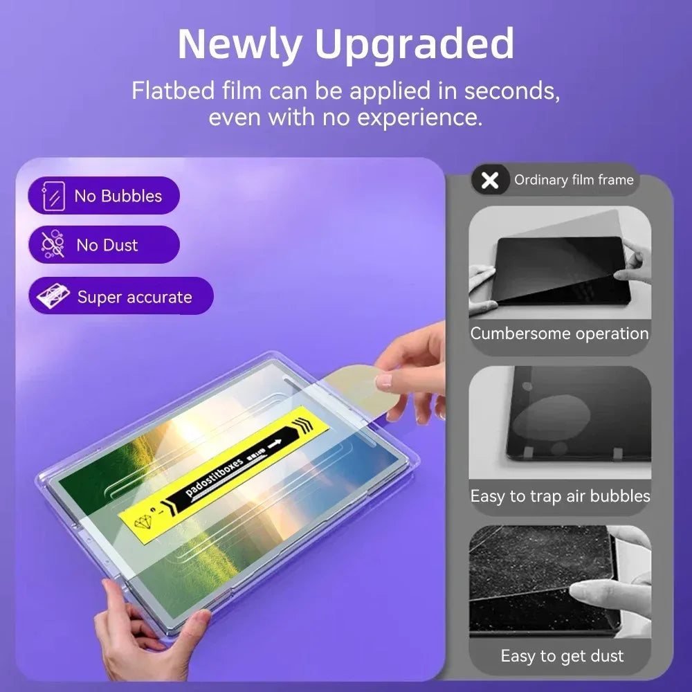 Tempered Glass Screen Protector for iPad Air M2 M3 2025 iPad Pro 11 13 M4 iPad 5 6 7 8 9 10th Gen iPad Air 4 5 iPad Mini 6 7 - Luvia