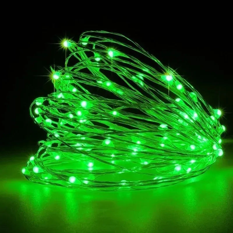 Fairy Light String Led Copper Wire String Light 1/2/3/5/10/30M USB/Battery Powered For Bedroom Garden Party Wedding Decoration - Luvia