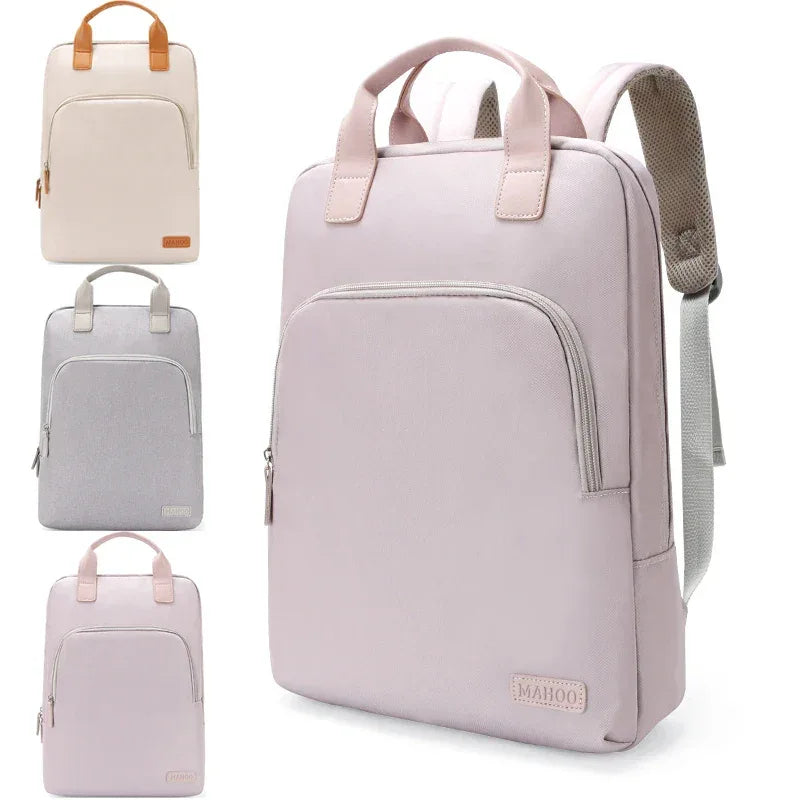 Laptop Bag 14 16 Inch Waterproof Backpack Large Capacity Portable Tablet Sleeve Case Handbag Briefcase Travel Student Women - Luvia