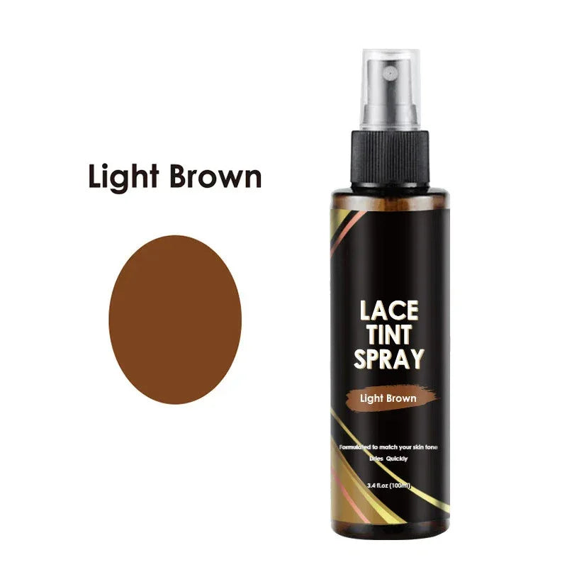 Nunify Lace Tint Spray For Wigs Waterproof Wig Tint Mousse For Natural Wig 100Ml Tinted Lace Spray 1Pcs Wig Installation Tools - Luvia