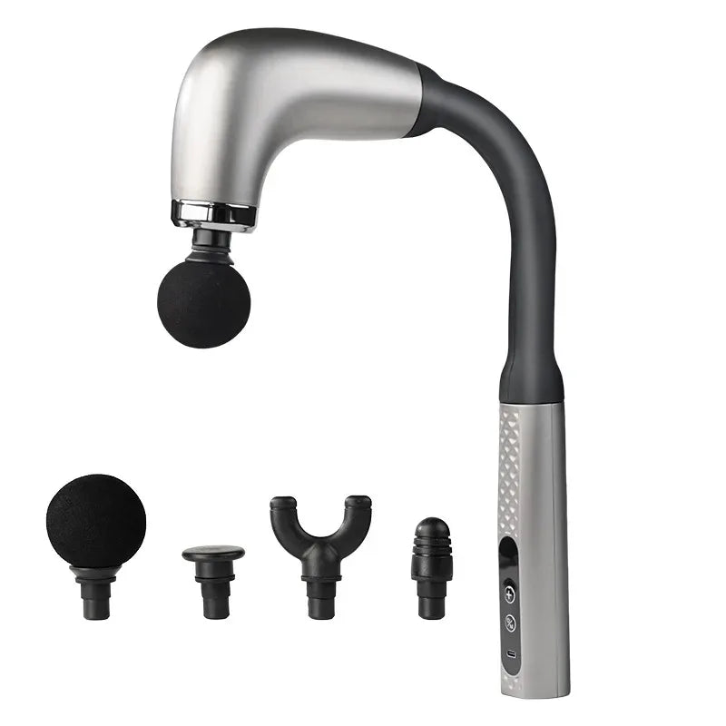 2025 Smart Fascia Gun Electric Massager Massage Hammer Electric Fascia Gun Home Handheld Hammer Back Artifact Christmas Gift - Luvia