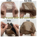 Wig Cap with Grip Band for Keeping Wigs in Place, More Full Cap-wide Transparent Lace for Lace Front Wigs - Luvia