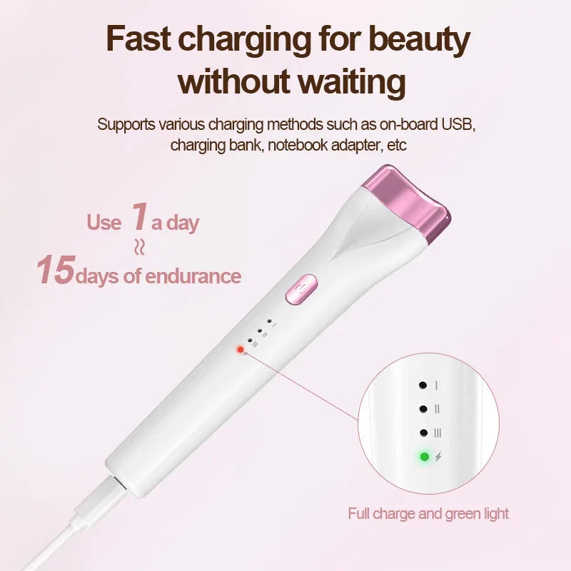 Heated Eyelash Curler Electric 3Modes Eye Lashes Eyelash Grafting Long Lasting Makeup Tools Hot Viewer for hot beulah - Luvia