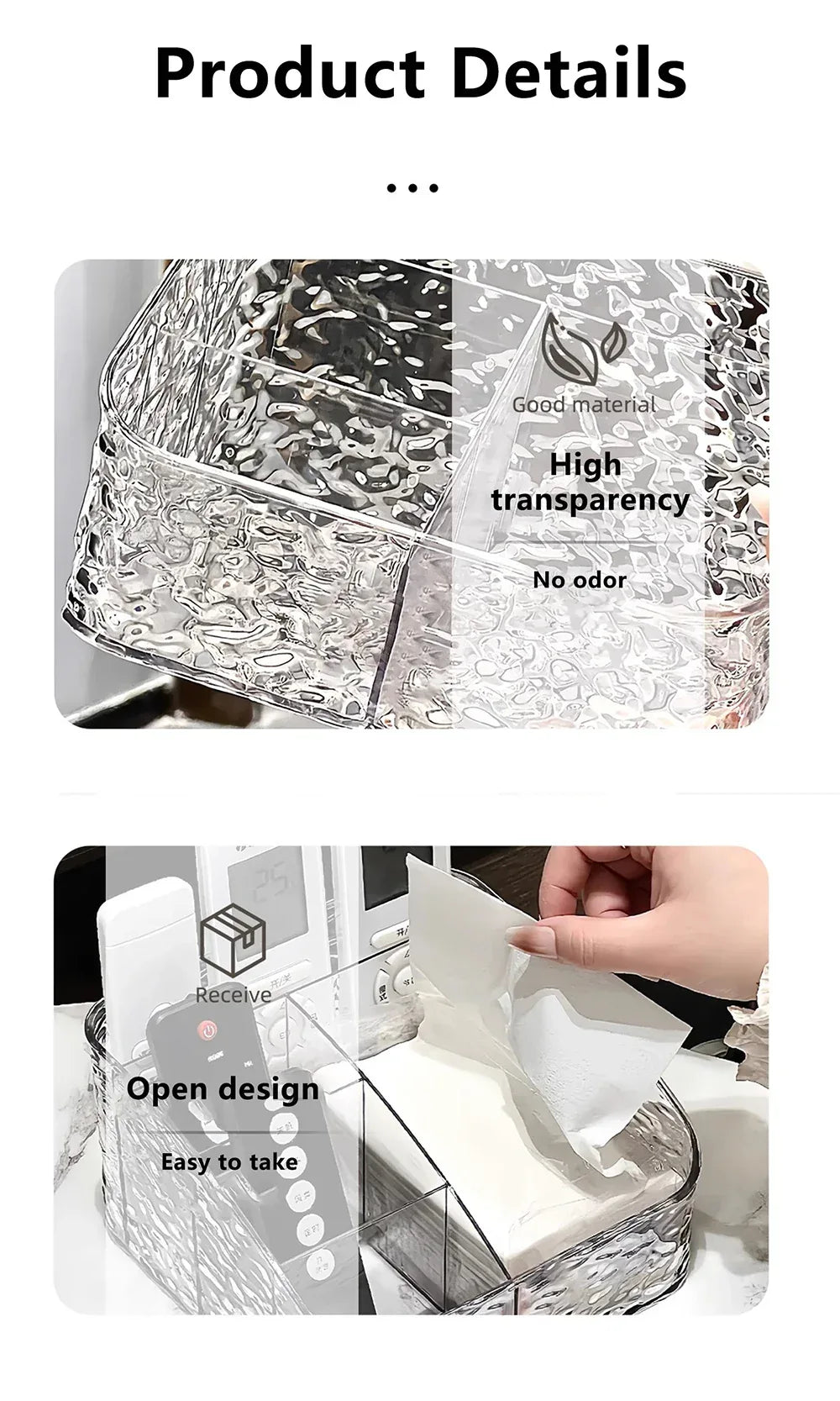 Cosmetic Organizer For Vanity Makeup Organizer Clear Acrylic Cosmetic Storage Box Perfume Holder Skincare Organiser For Lipstick - Luvia