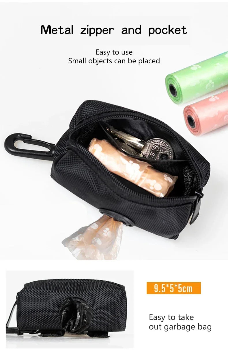 Portable Pet Waste Bag Storage Bag Dog Poop Bag Dispenser Dog Accessories Supplies Pet Dog Products for Dogs - Luvia