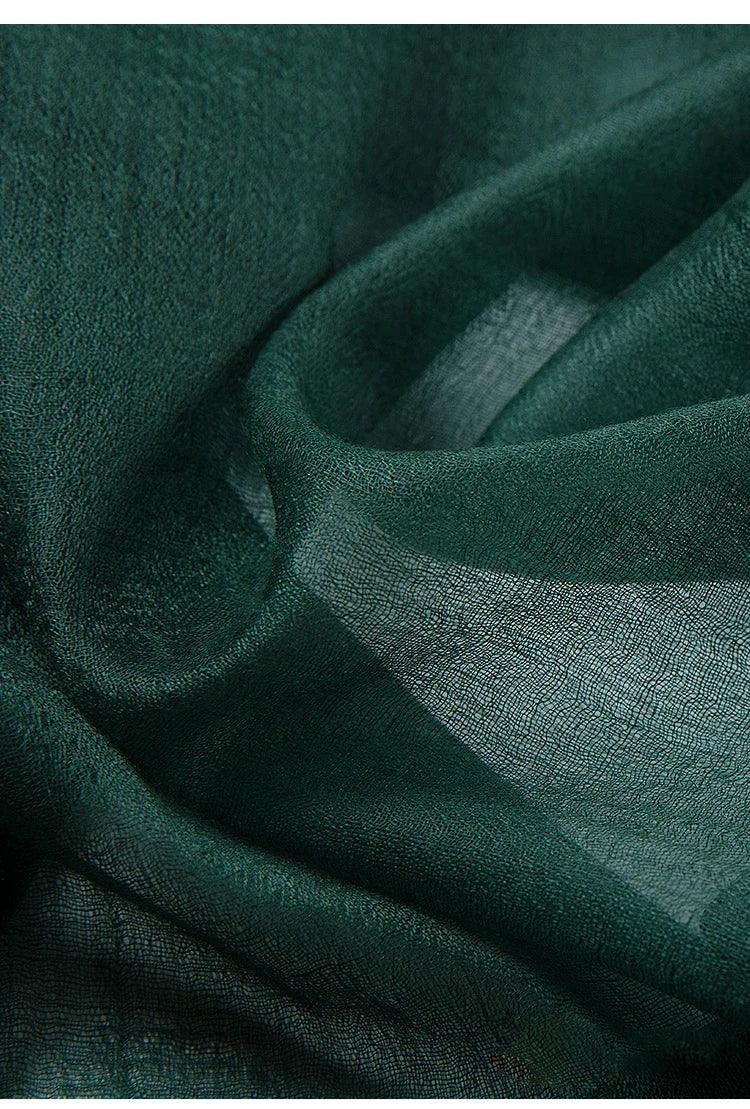 100% Cashmere Scarf Women Luxury Brand Warm Soft Wrap Shawl Large Size Fashion Pashmina Thin Scarf Summer Four seasons - Luvia