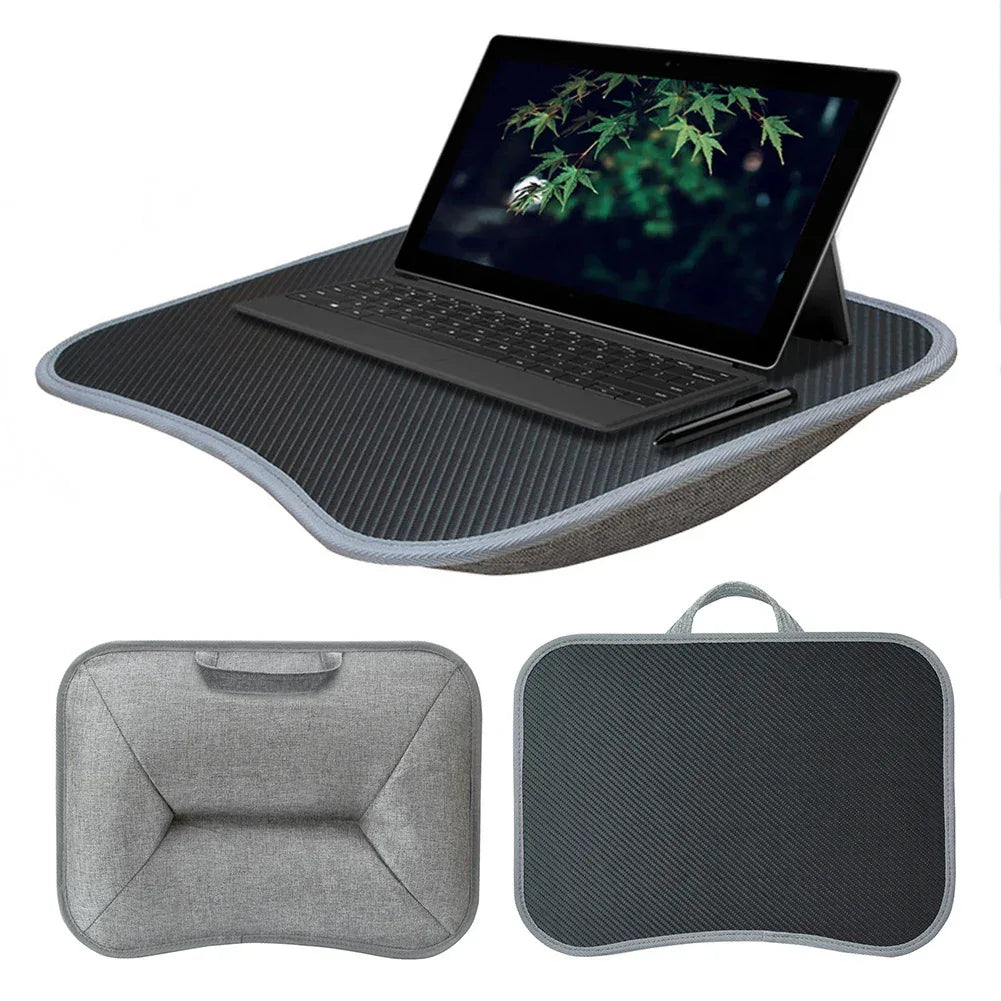 Laptop Lap Desk with Soft Pillow Cushion Portable Laptop Desk Writing Padded Tray for 13-15Inch Laptops - Luvia
