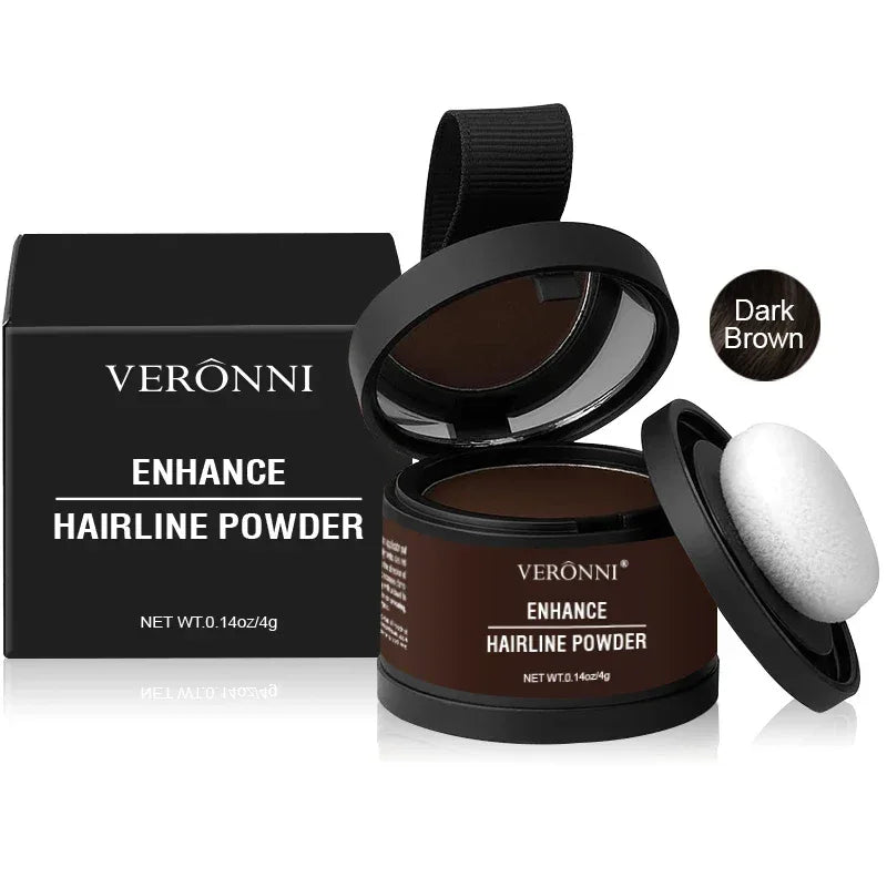 14 Color Hair Line Powder Black Root Up Natural Instant Waterproof Hairline Shadow Concealer Coverage Paint Repair Fill In Hair - Luvia